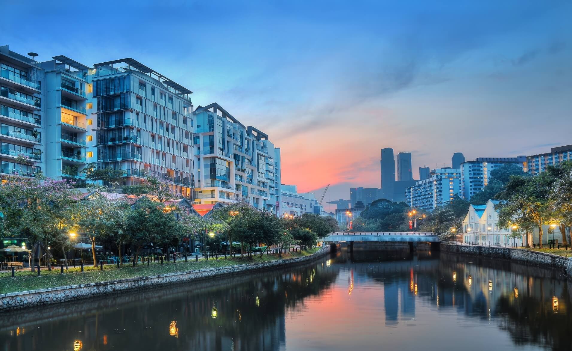 Robertson Quay Singapore River Sunrise